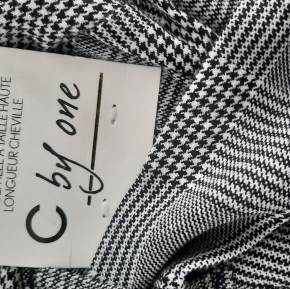 C by one high waisted tapered leg ankle length  size Large - Picture 4 of 13